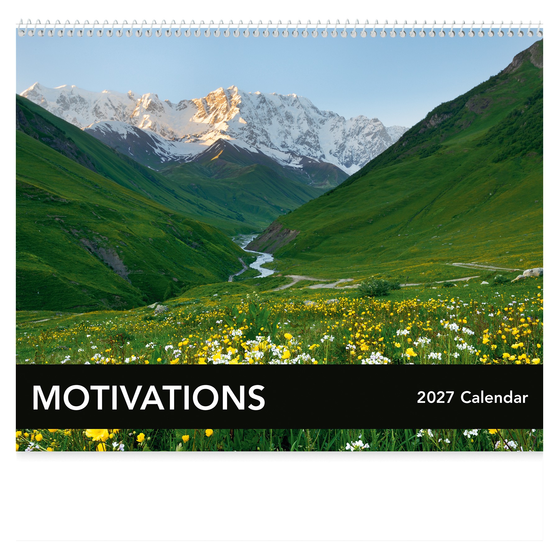 Picture of Motivations Wall Calendar: 2027 Spiral Bound