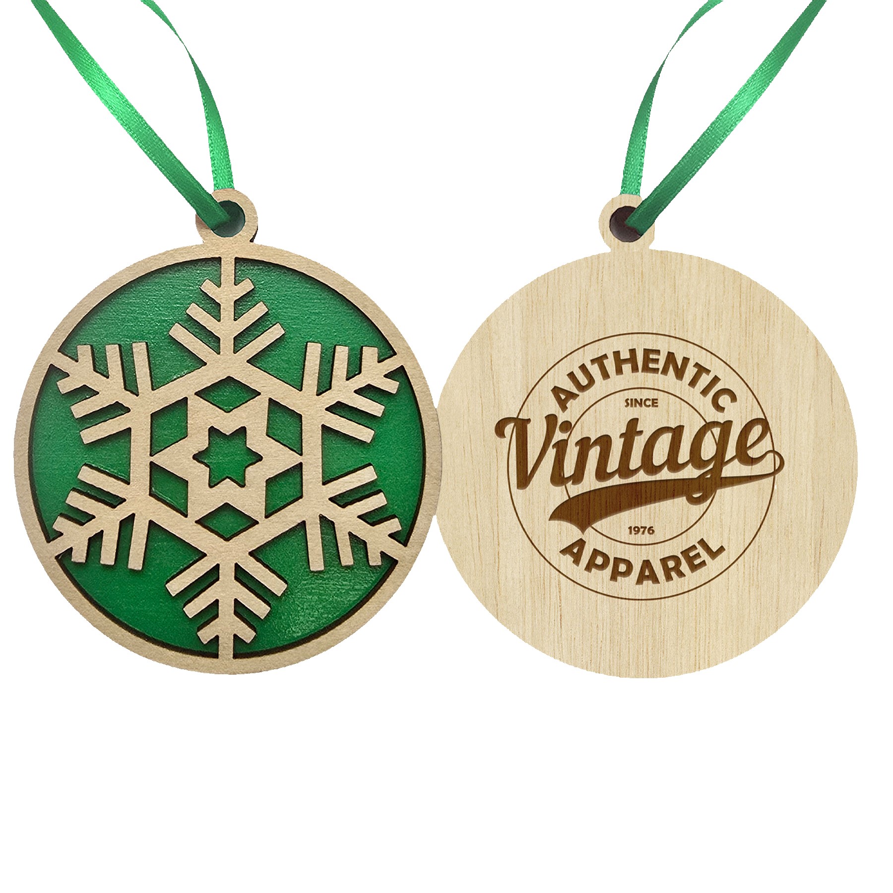 Picture of Snowflake Layered Wood Ornament