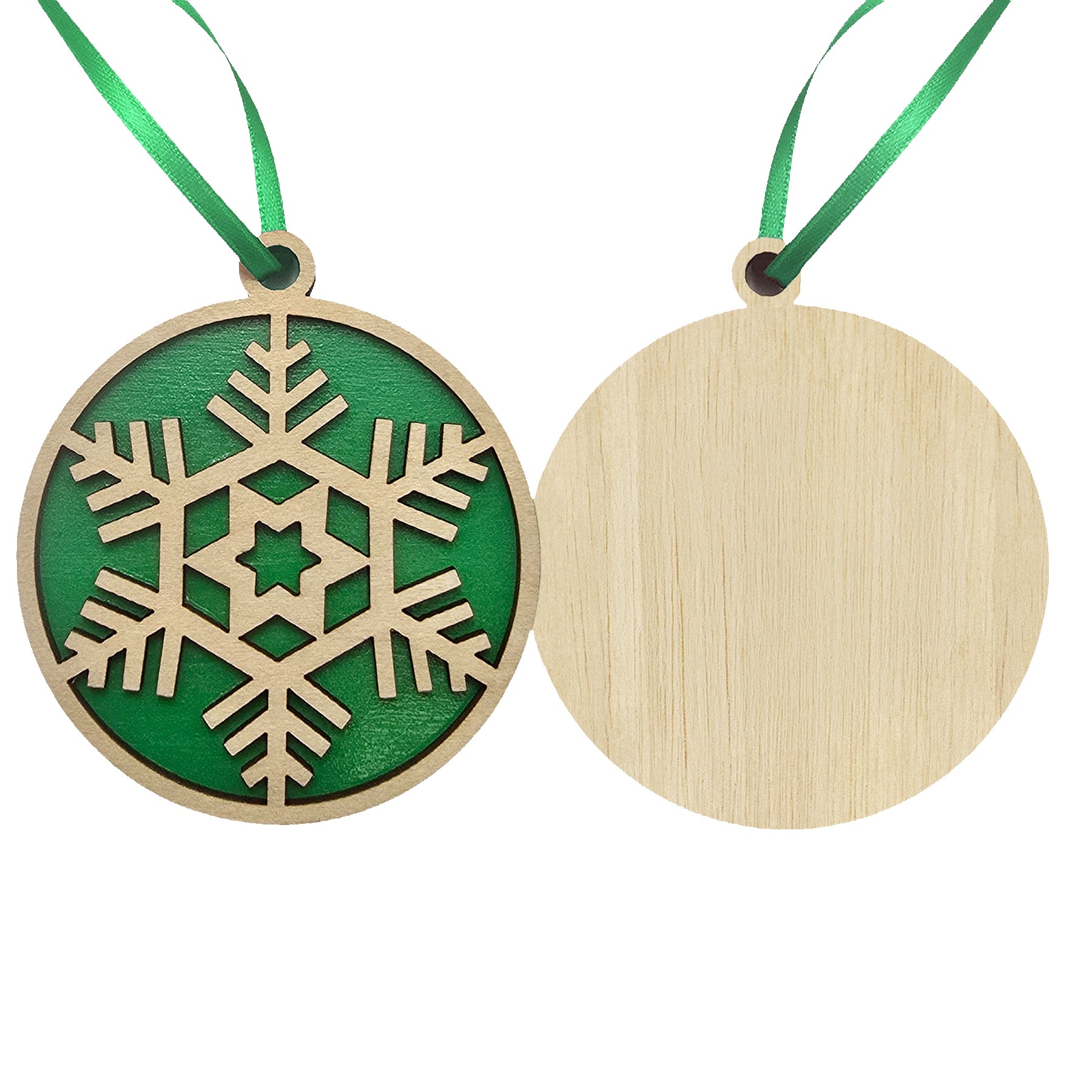 Picture of Snowflake Layered Wood Ornament