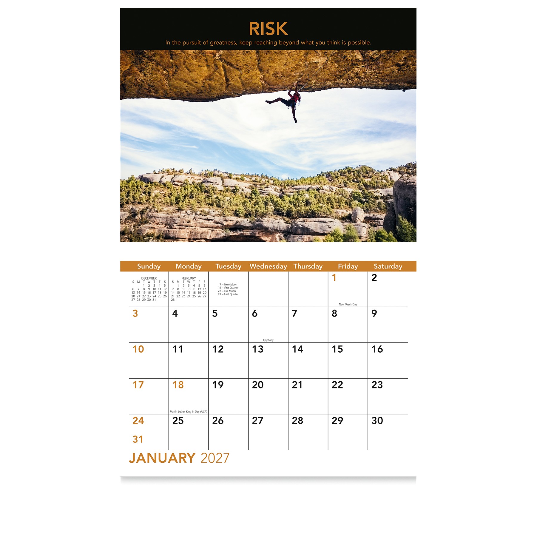 Picture of Motivations Wall Calendar: 2027 Stapled