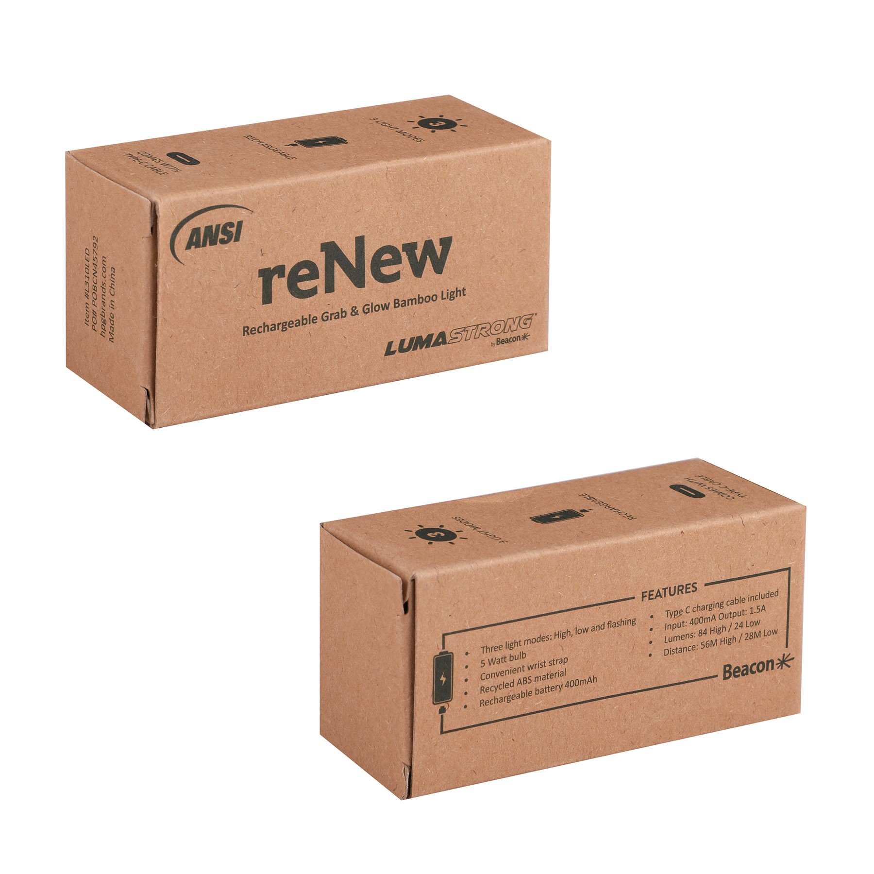 Picture of Renew Rechargeable Grab & Glow Bamboo Light