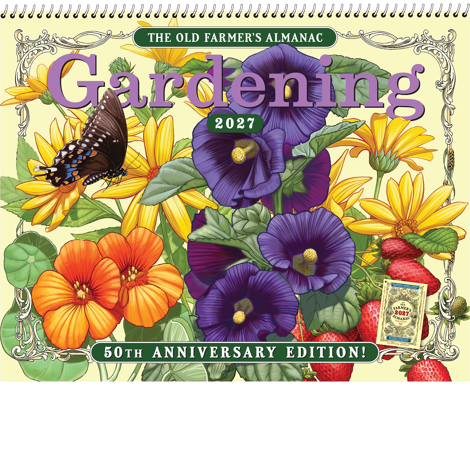 Picture of The Old Farmer's Almanac® Gardening: 2027 Spiral Bound