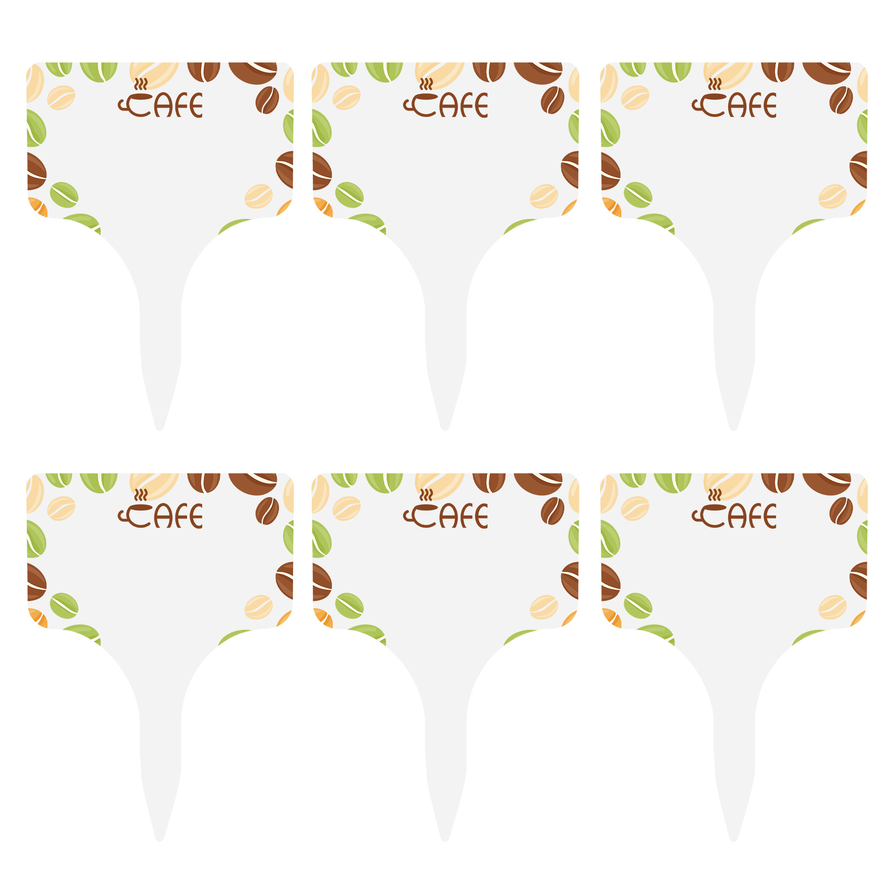 Picture of Food ID Stake 6 Pc. Set