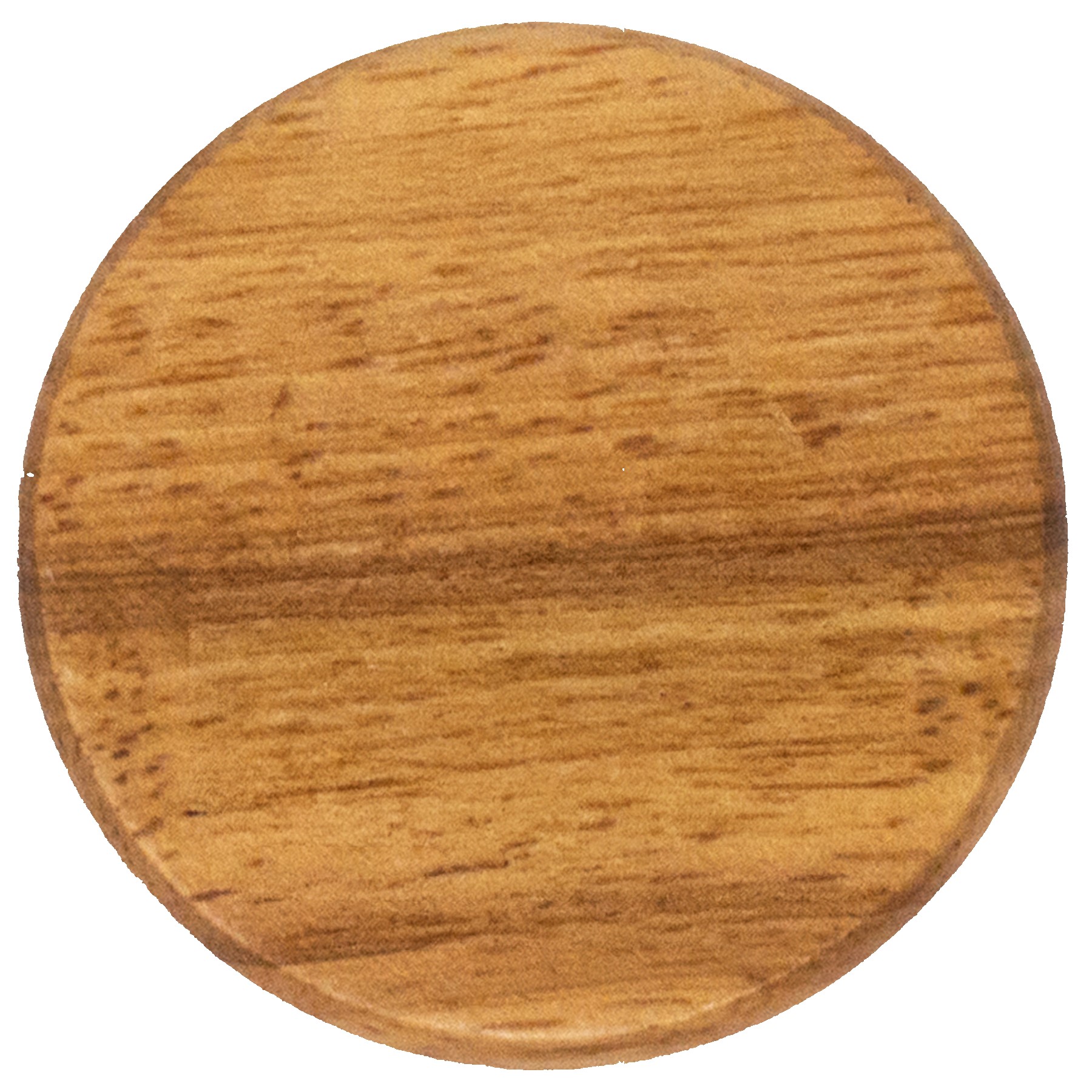Picture of Wood Bottle Opener - Round With Metal Jaw On Back