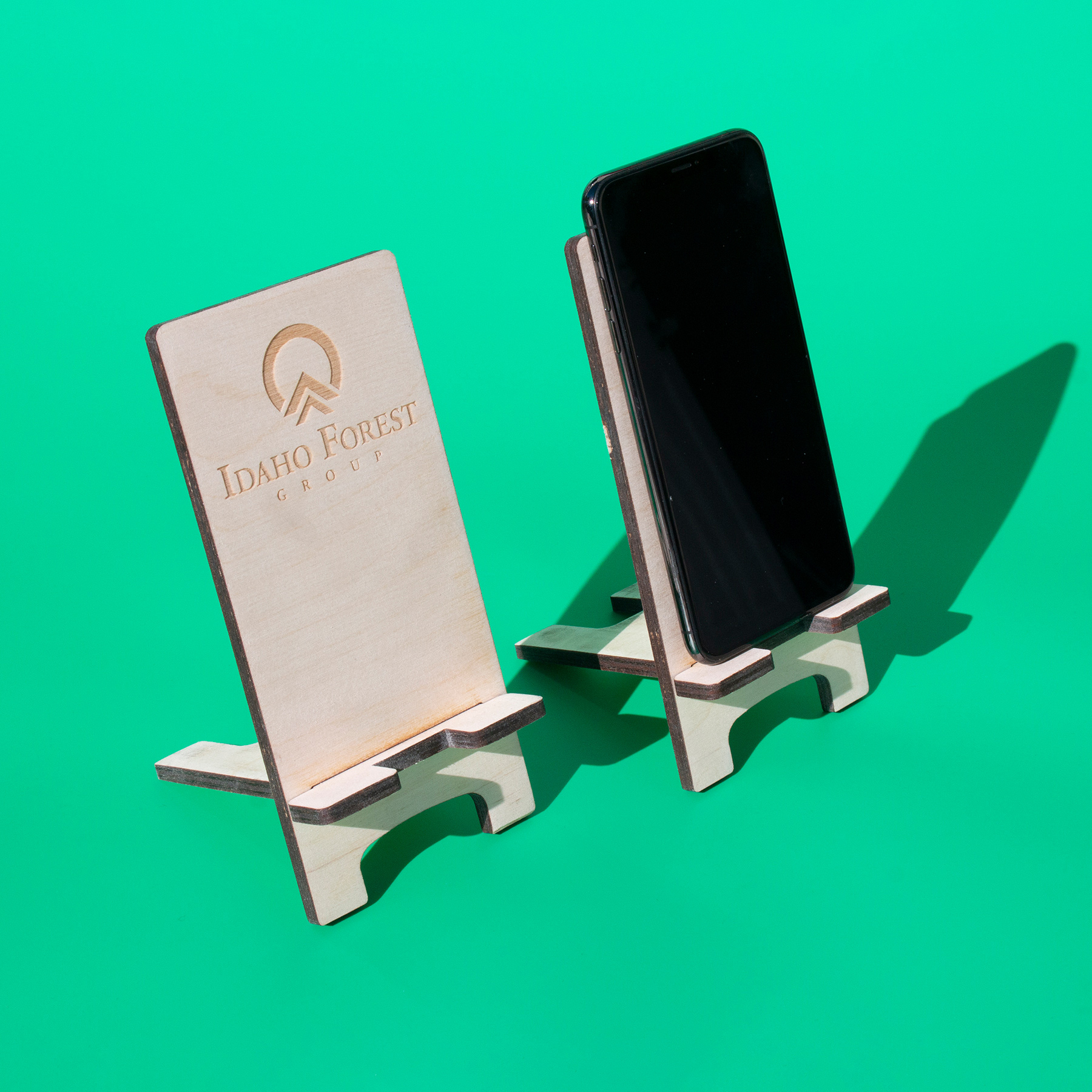 Picture of Foldable Wood Phone Stand