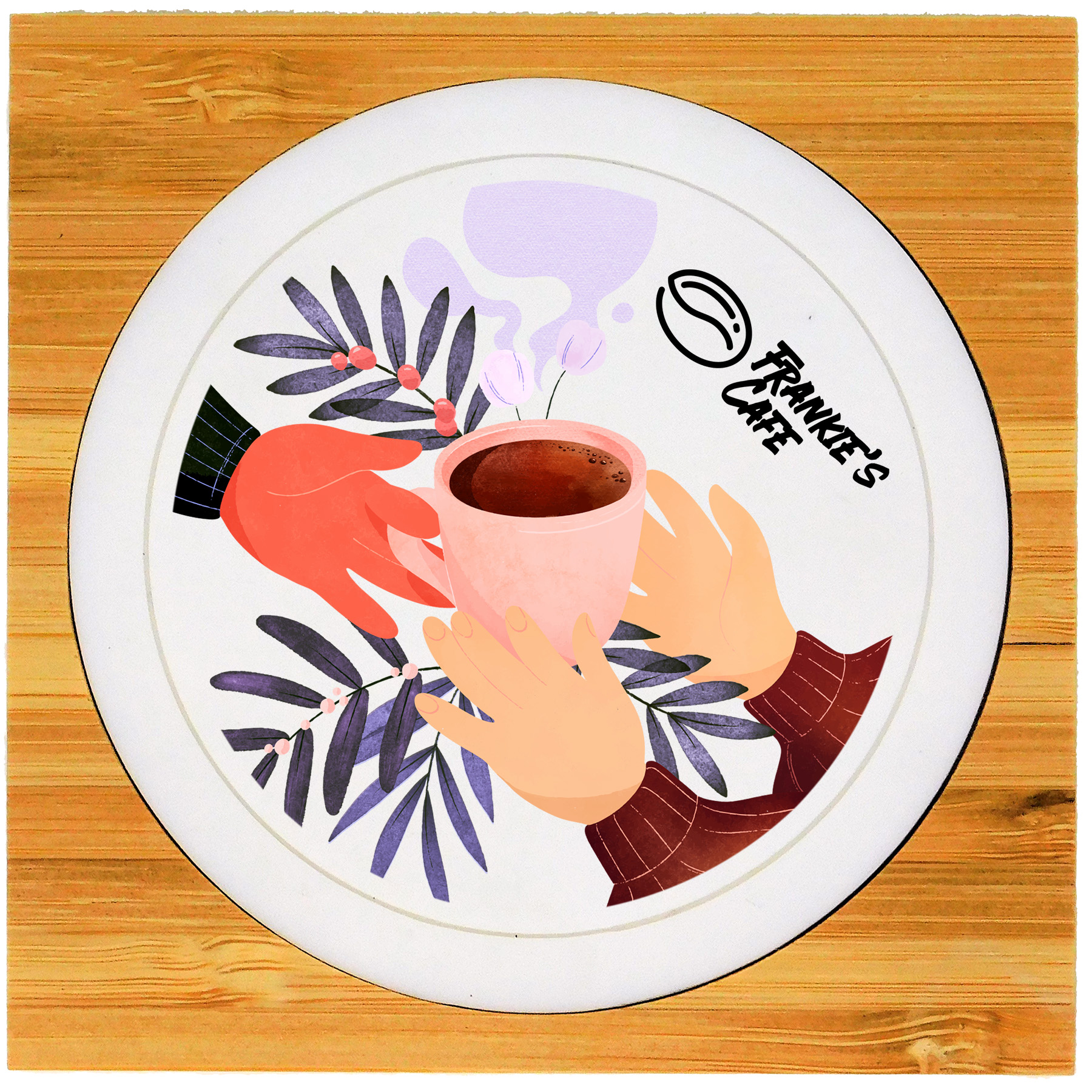 Picture of Spectrum Bamboo Coaster