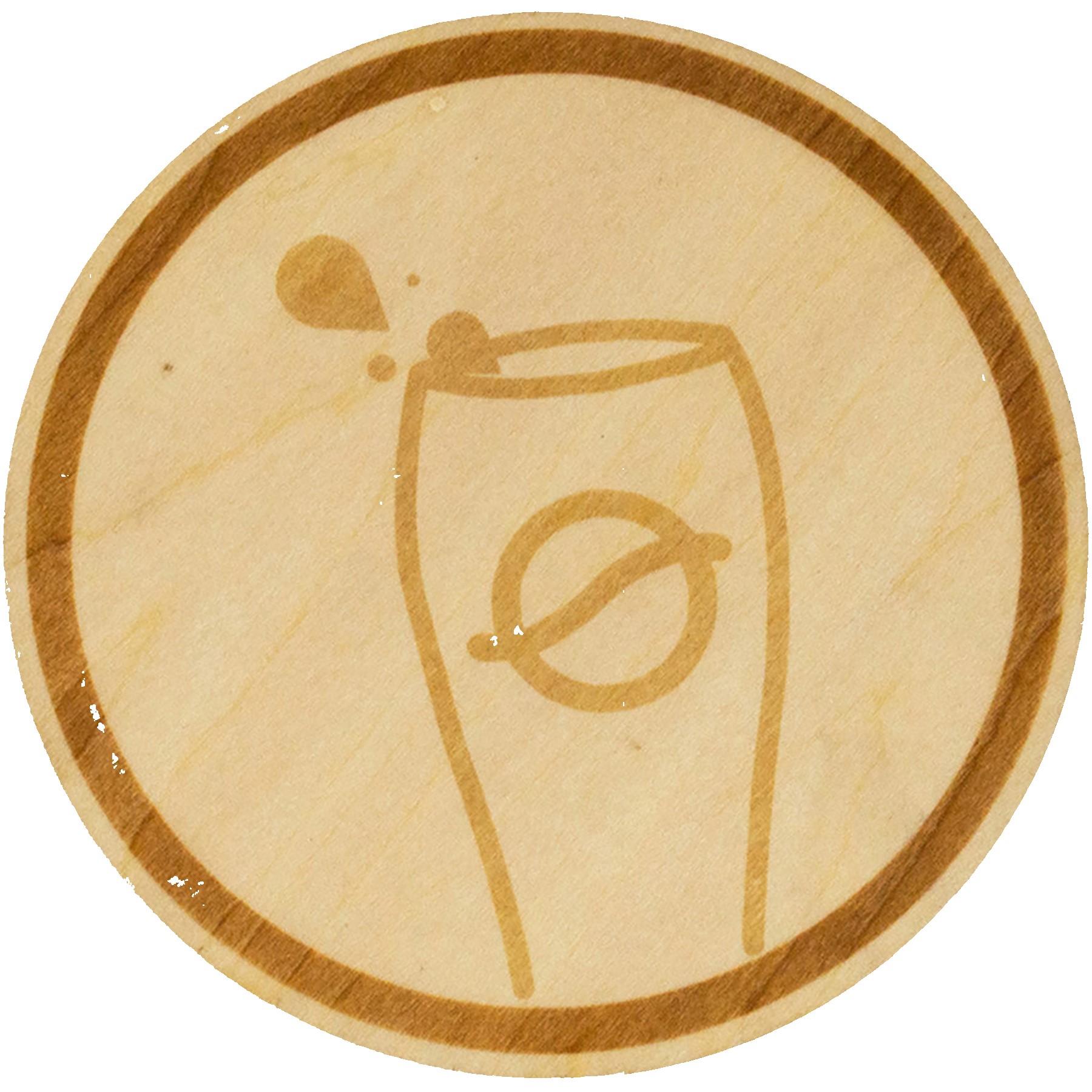 Picture of Wood Round Coaster