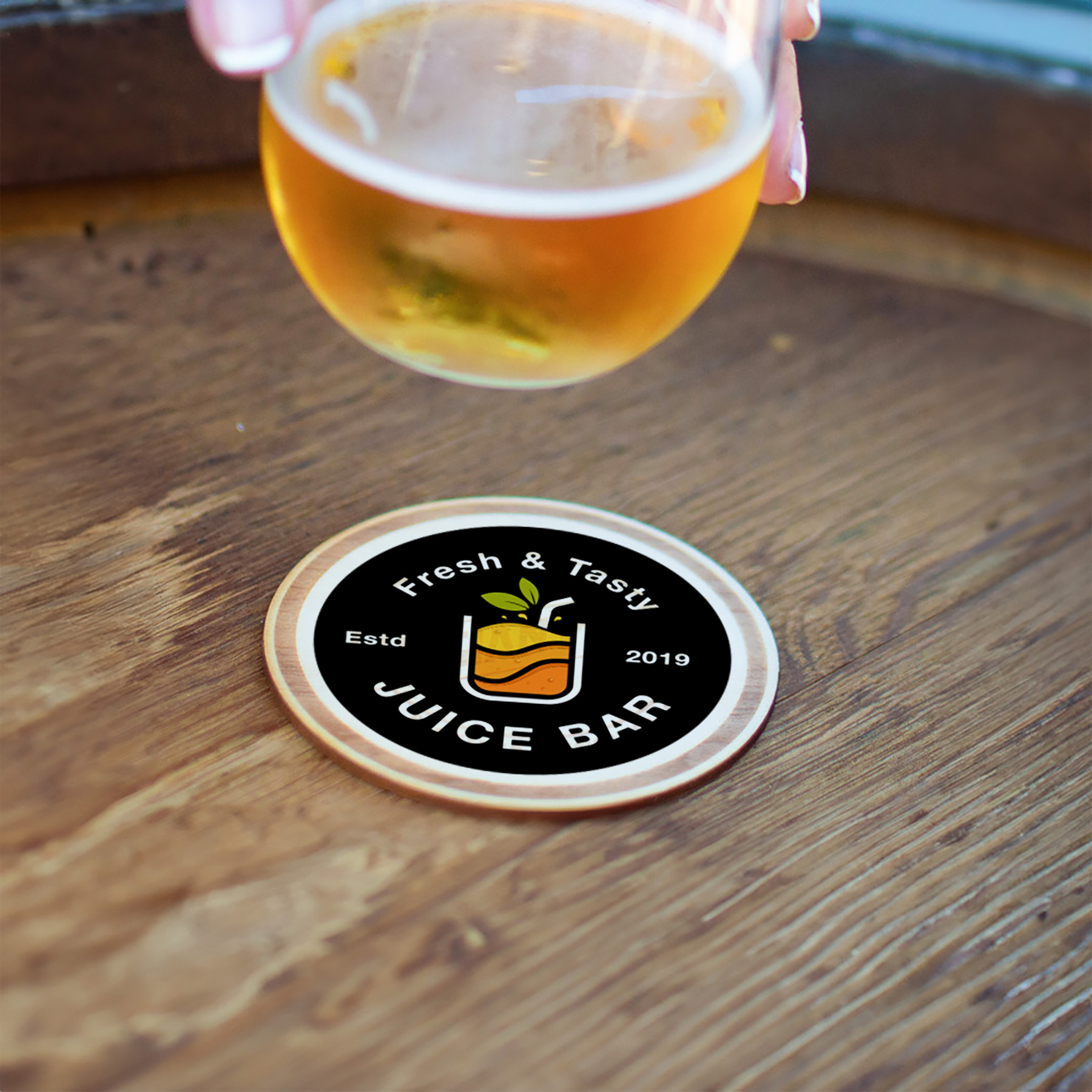 Picture of Wood Round Coaster