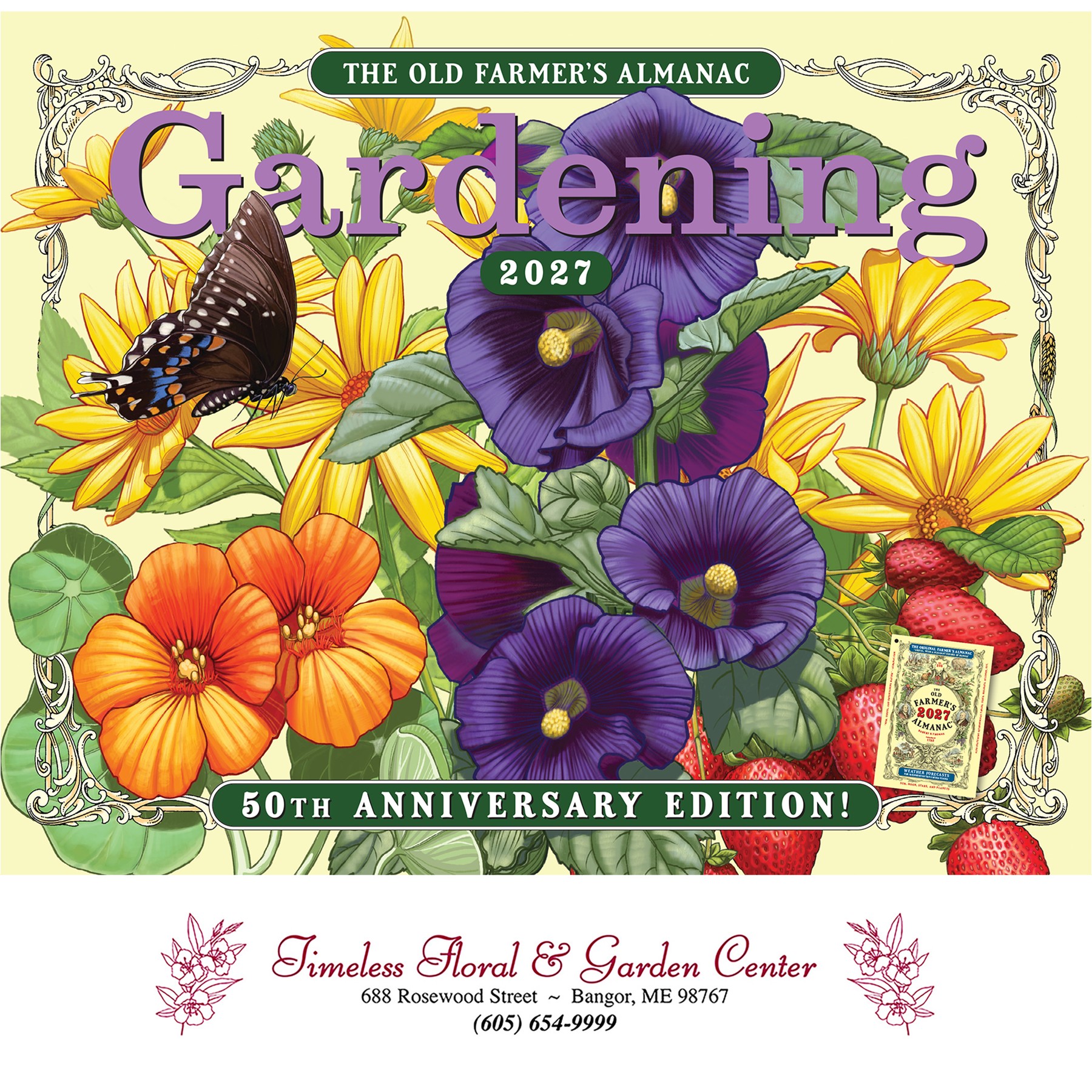 Picture of The Old Farmer's Almanac® Gardening: 2027 Stapled