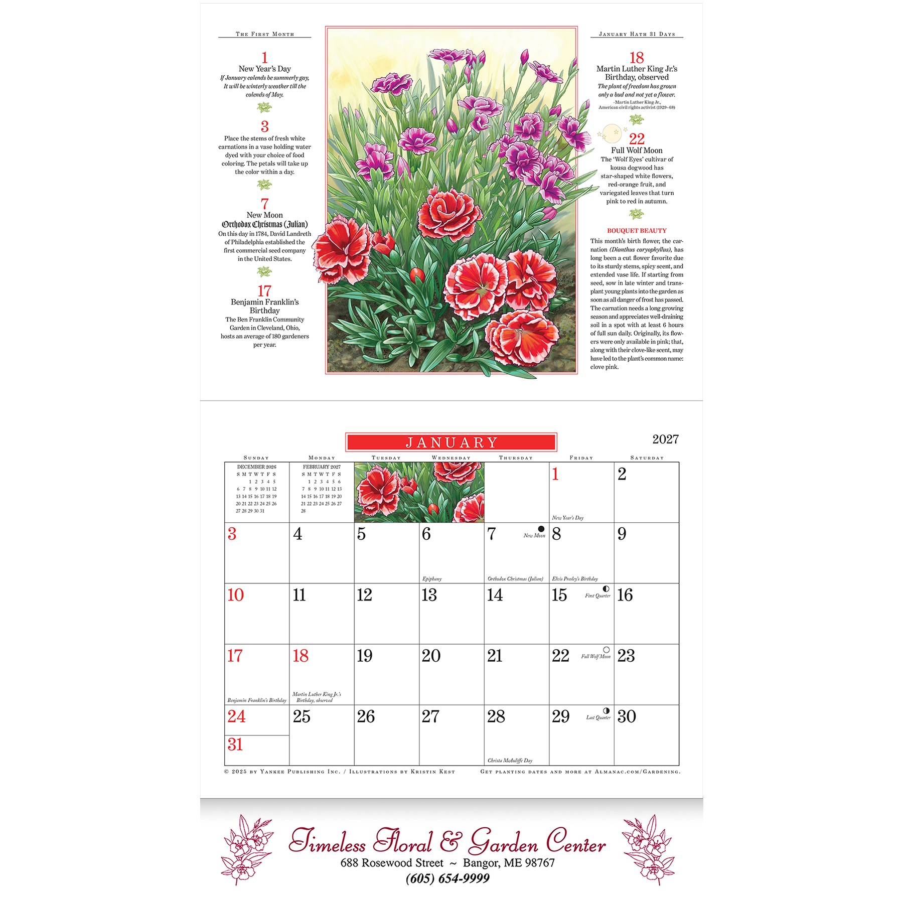 Picture of The Old Farmer's Almanac® Gardening: 2027 Stapled