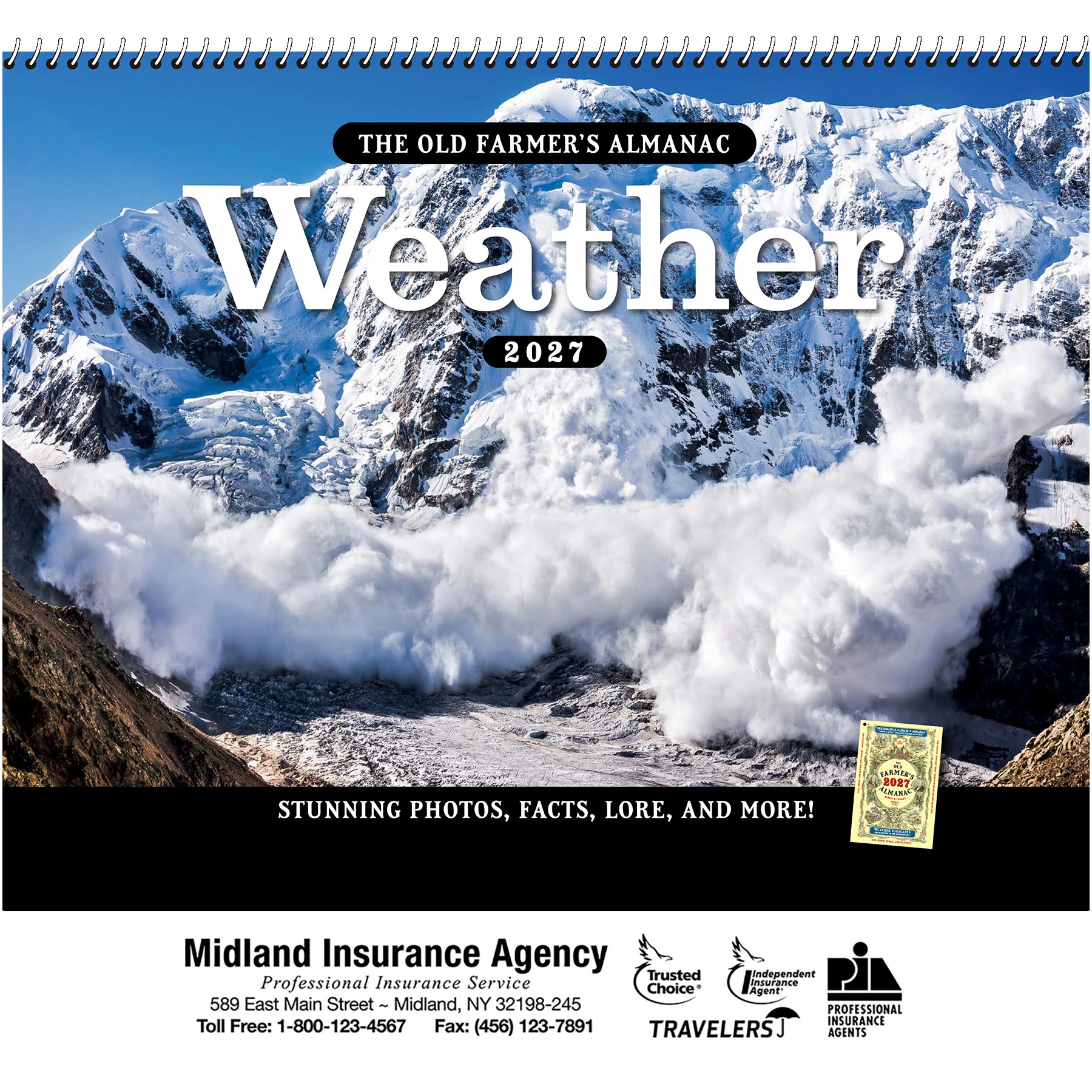 Picture of The Old Farmer's Almanac® Weather Watcher's: 2027 Spiral Bound