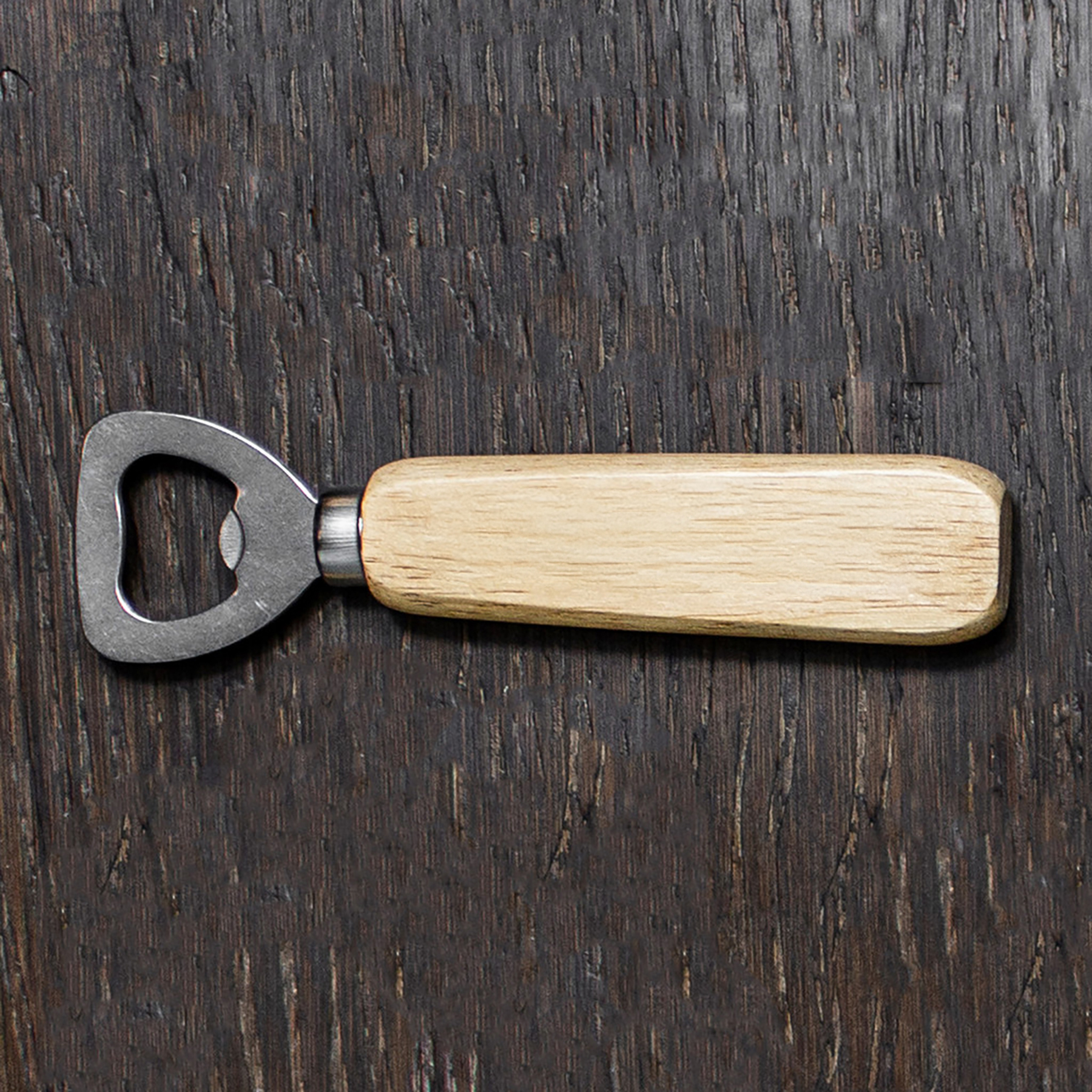 Picture of Thick Wood Handle Bottle Opener