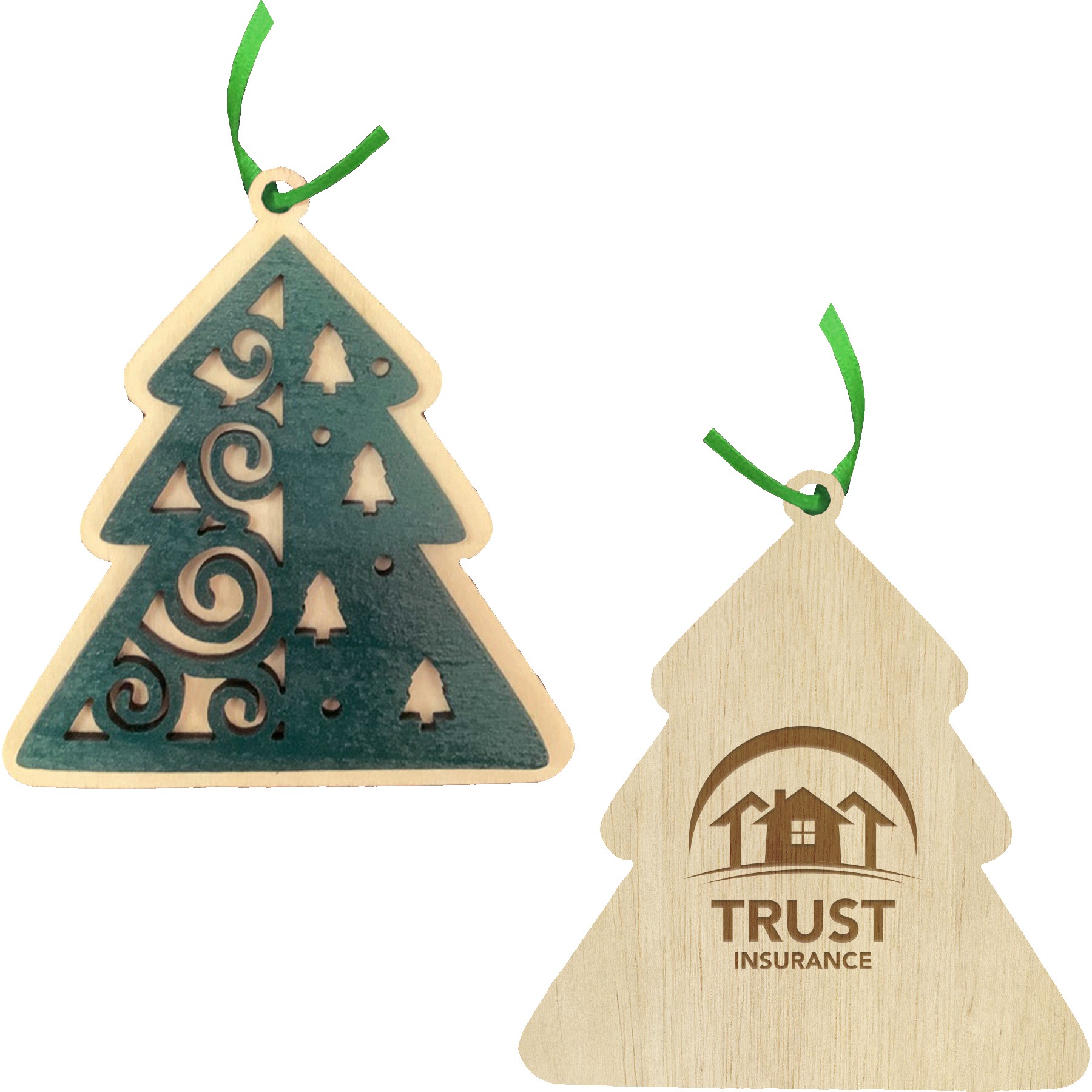 Picture of Layered Tree Wood Ornament: Tree