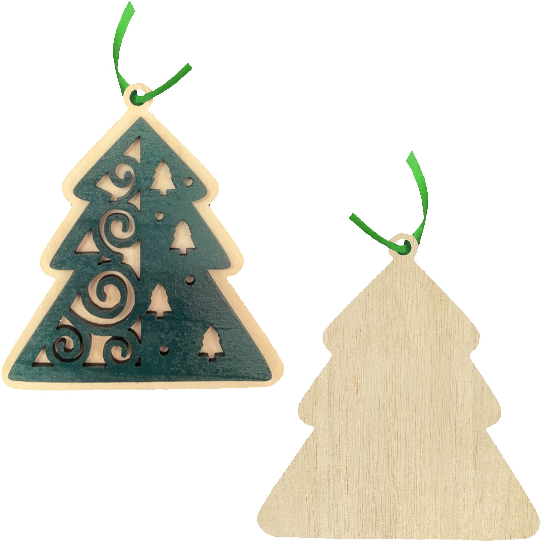 Picture of Layered Tree Wood Ornament: Tree