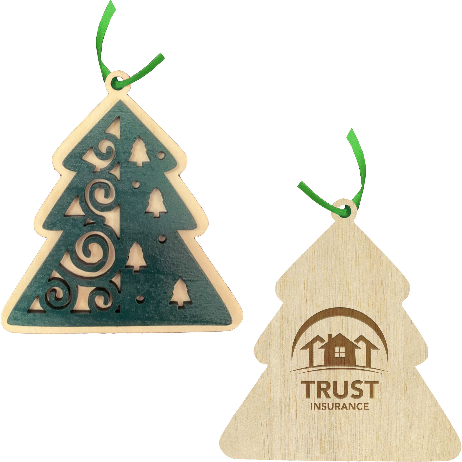 Picture of Layered Tree Wood Ornament: Tree