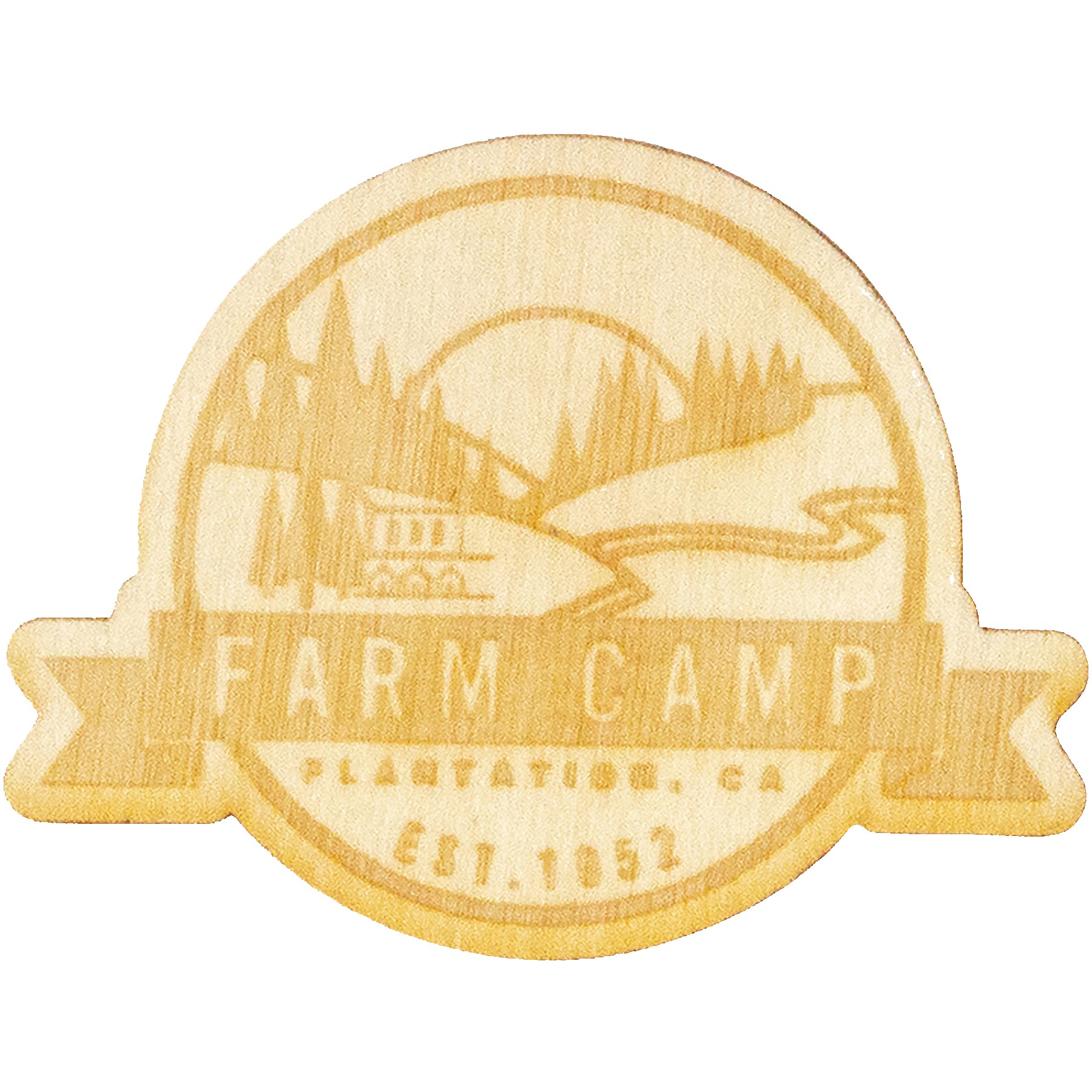 Picture of Custom Wood Sticker Between 4-9 sq inches