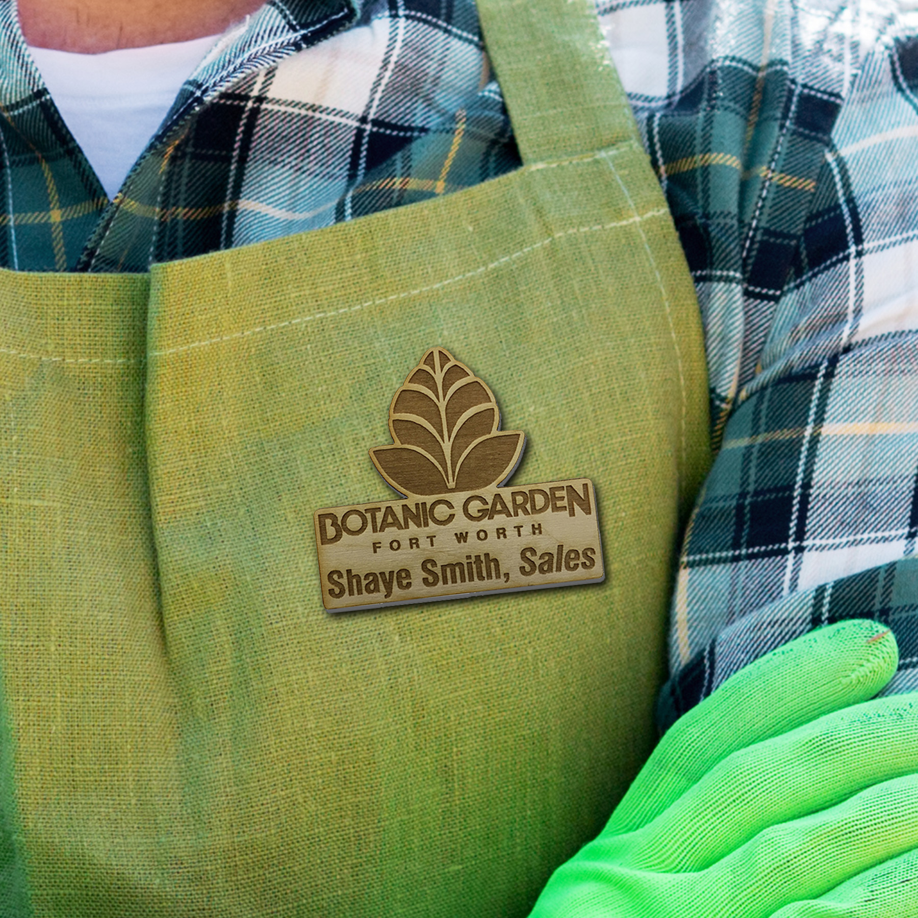 Picture of Engelwood Name Badges 3-6 sq in
