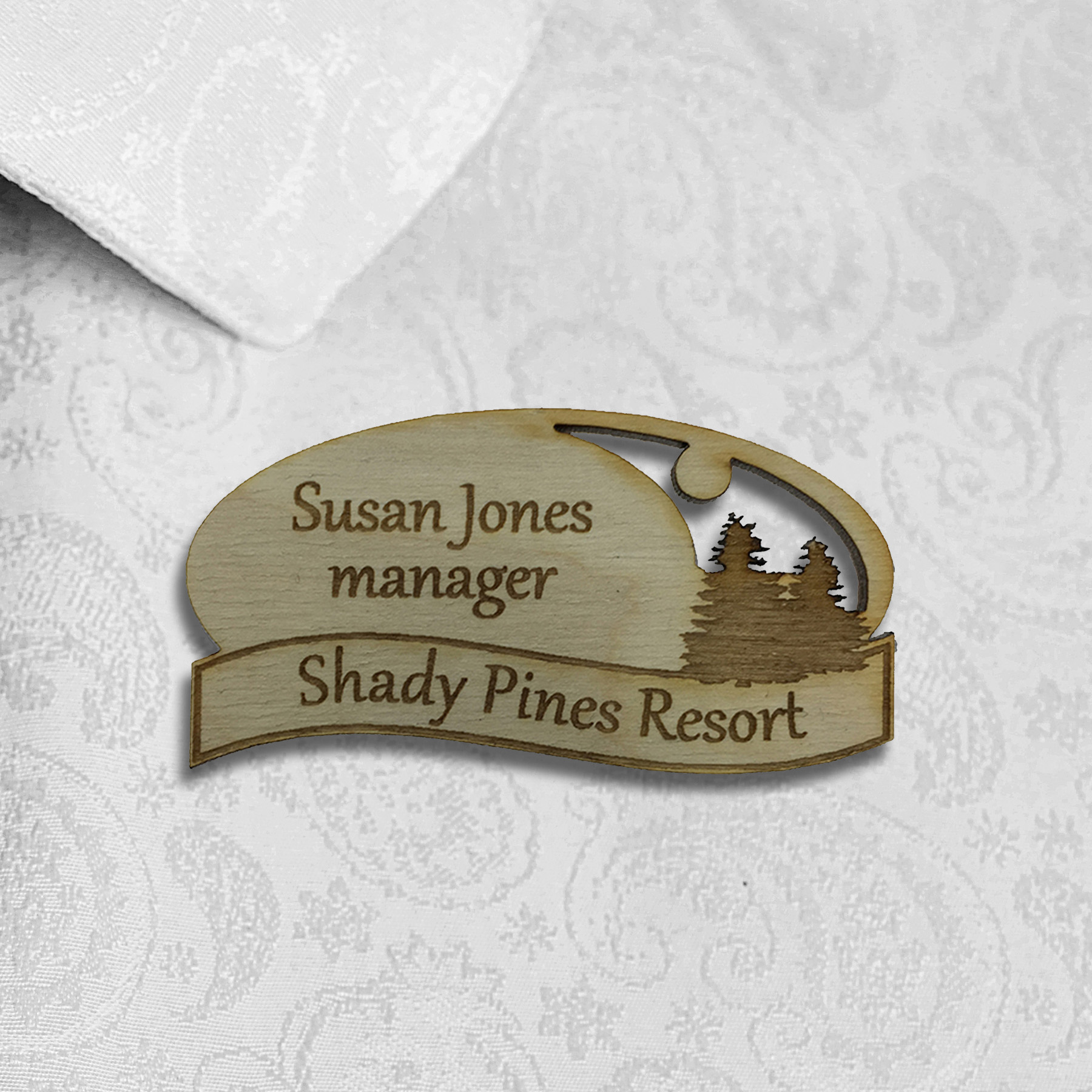 Picture of Engelwood Name Badges 6-9 sq in