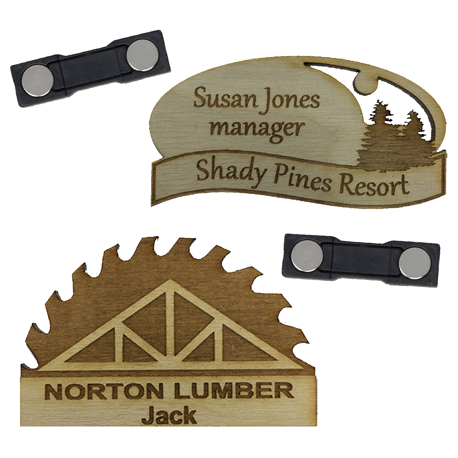 Picture of Engelwood Name Badges 6-9 sq in