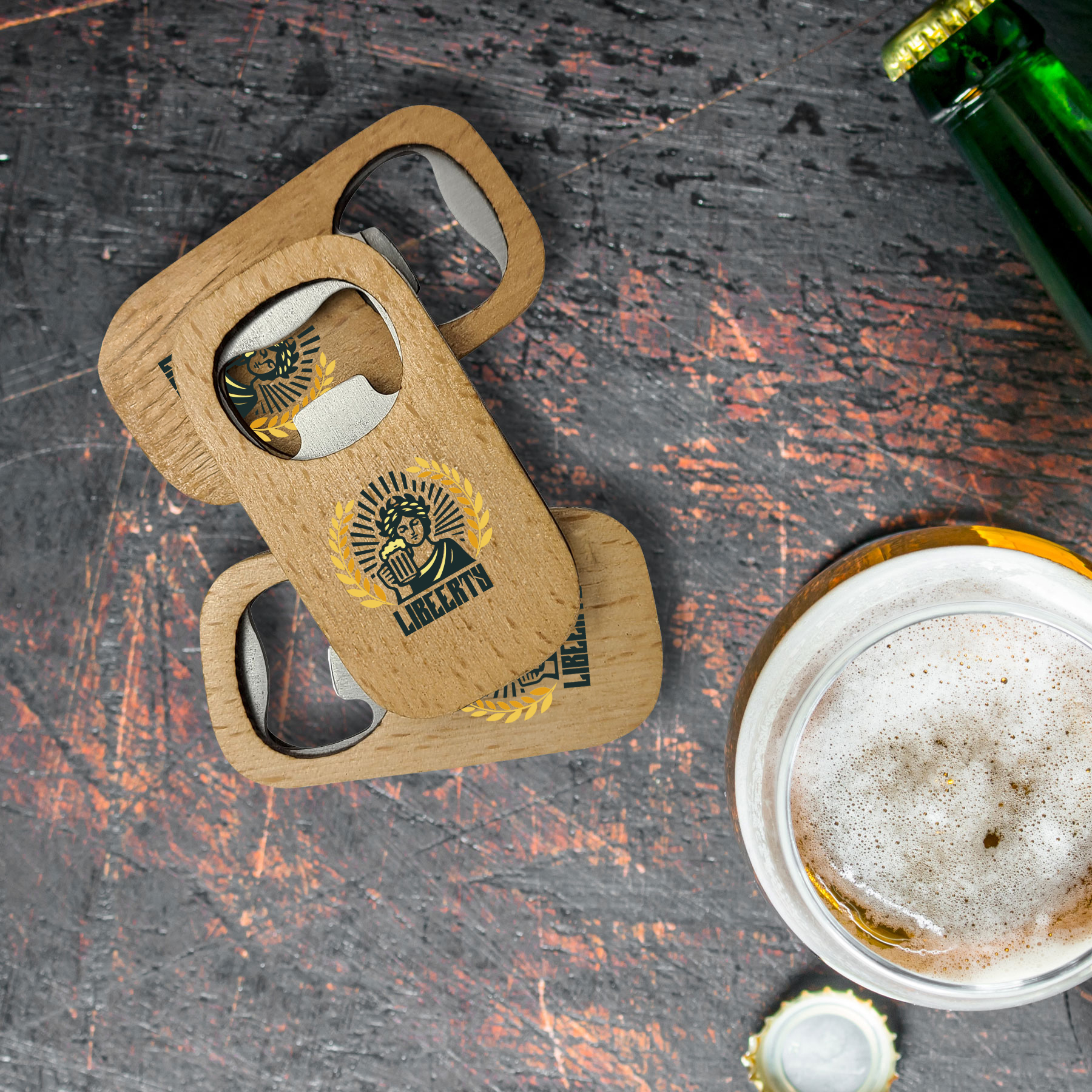 Picture of Miniature Wood Bottle Opener
