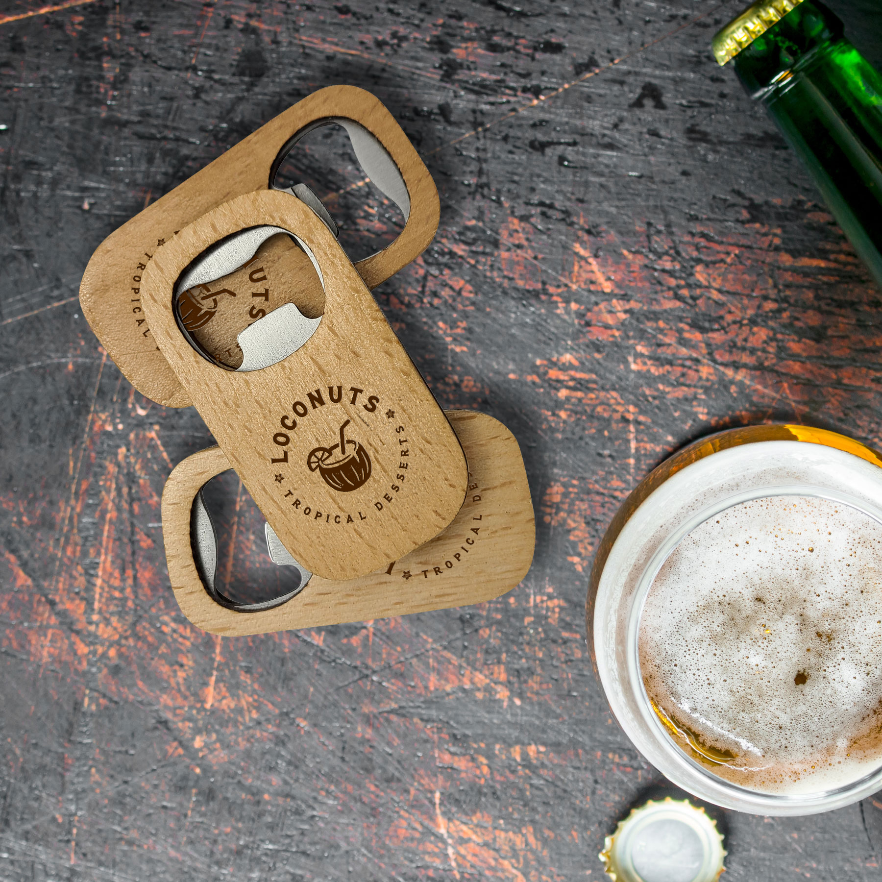 Picture of Miniature Wood Bottle Opener