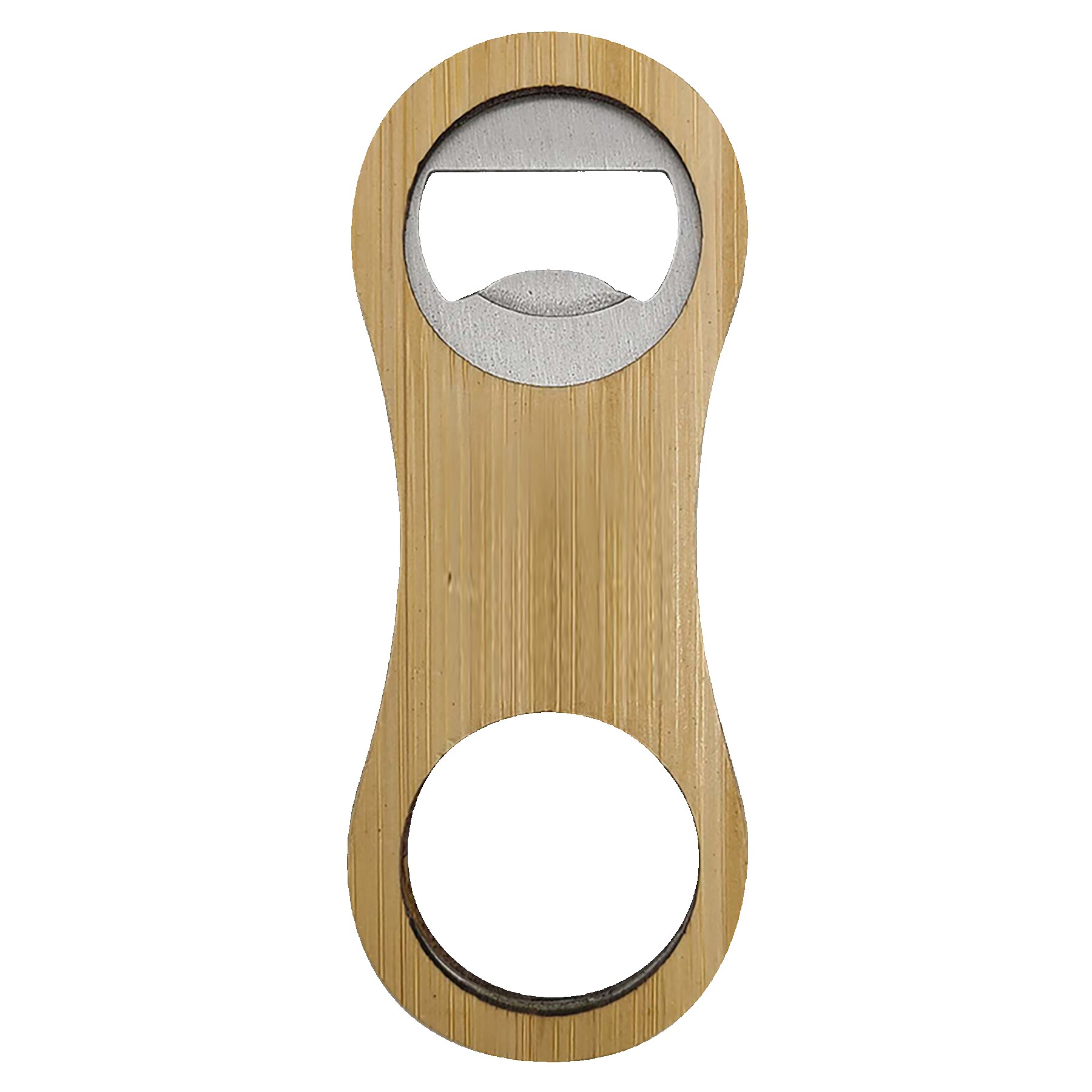 Picture of Bamboo Bottle Opener - Rounded