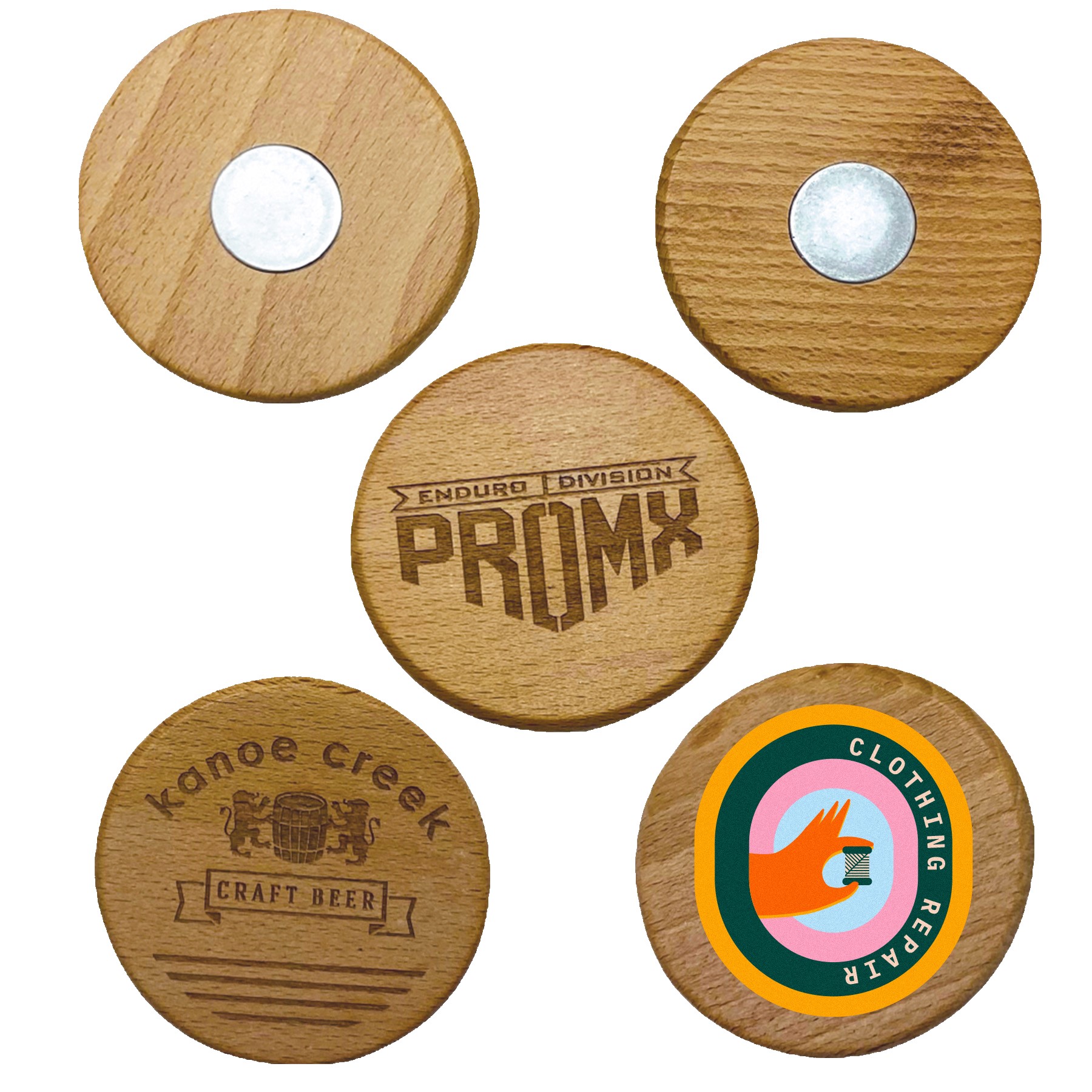 Picture of Circle Stock Wood Magnet: Circle