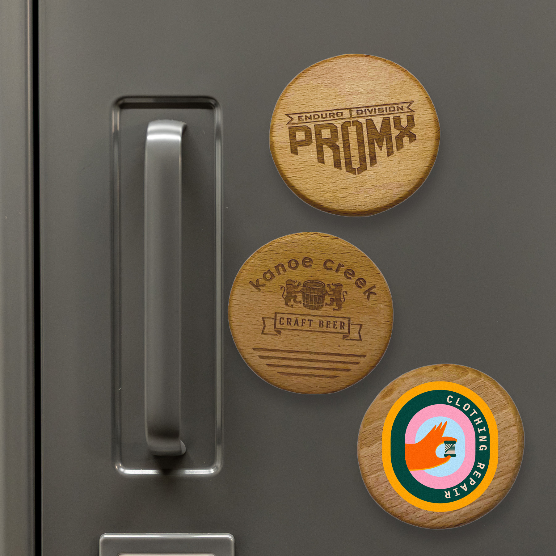Picture of Circle Stock Wood Magnet: Circle