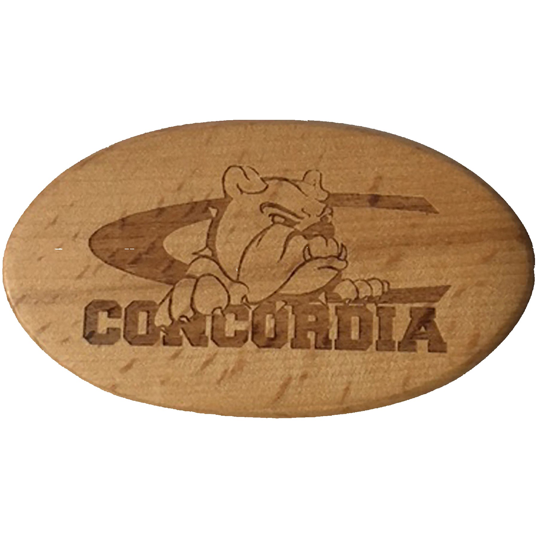 Picture of Oval Stock Wood Magnet: Oval