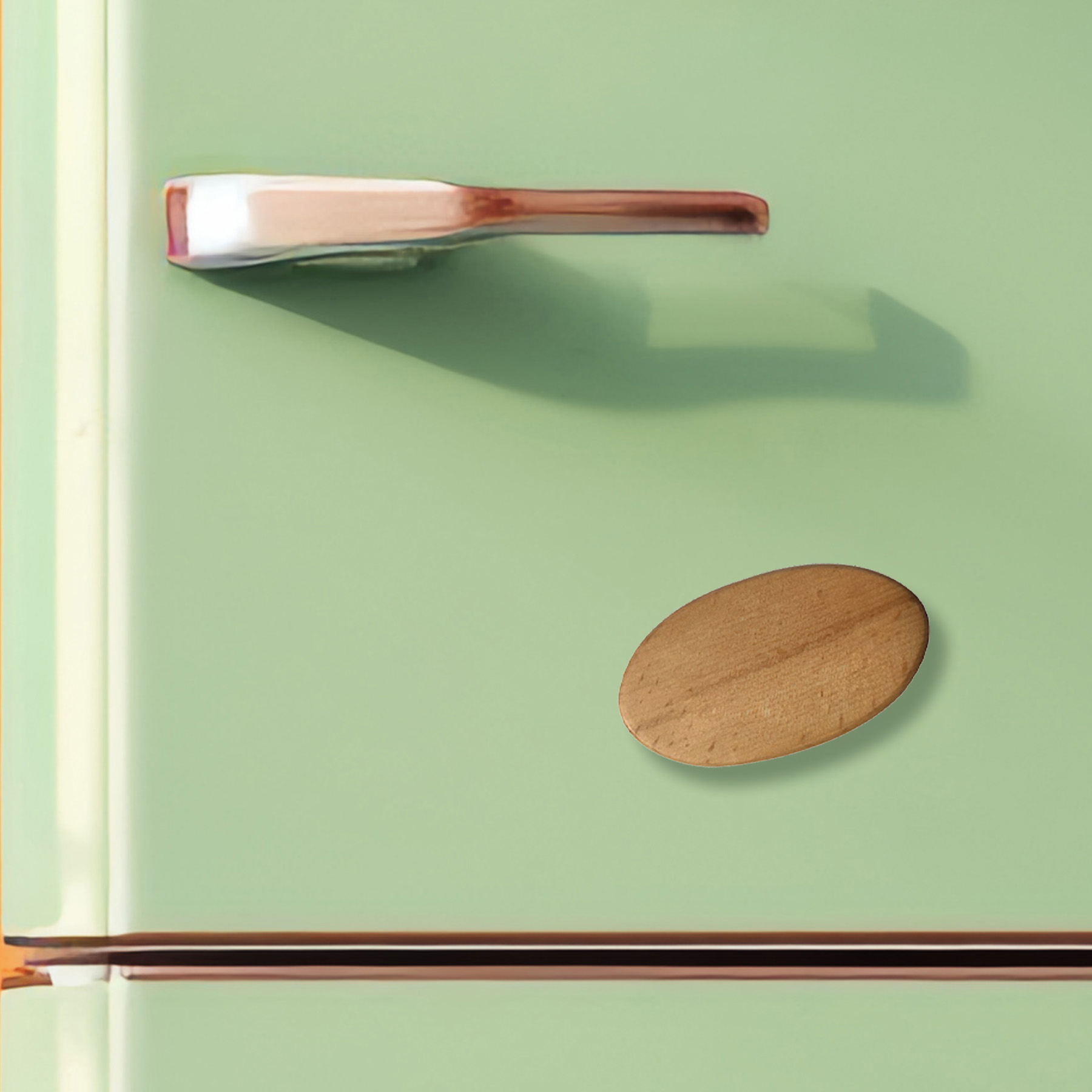 Picture of Oval Stock Wood Magnet: Oval