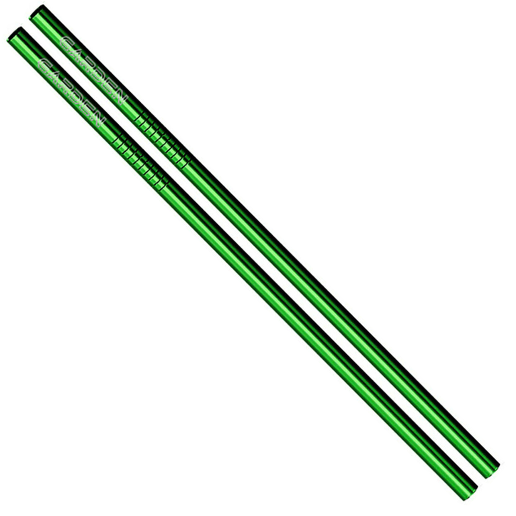 Picture of Straight Stainless Steel Straws: Set Of 2" Green