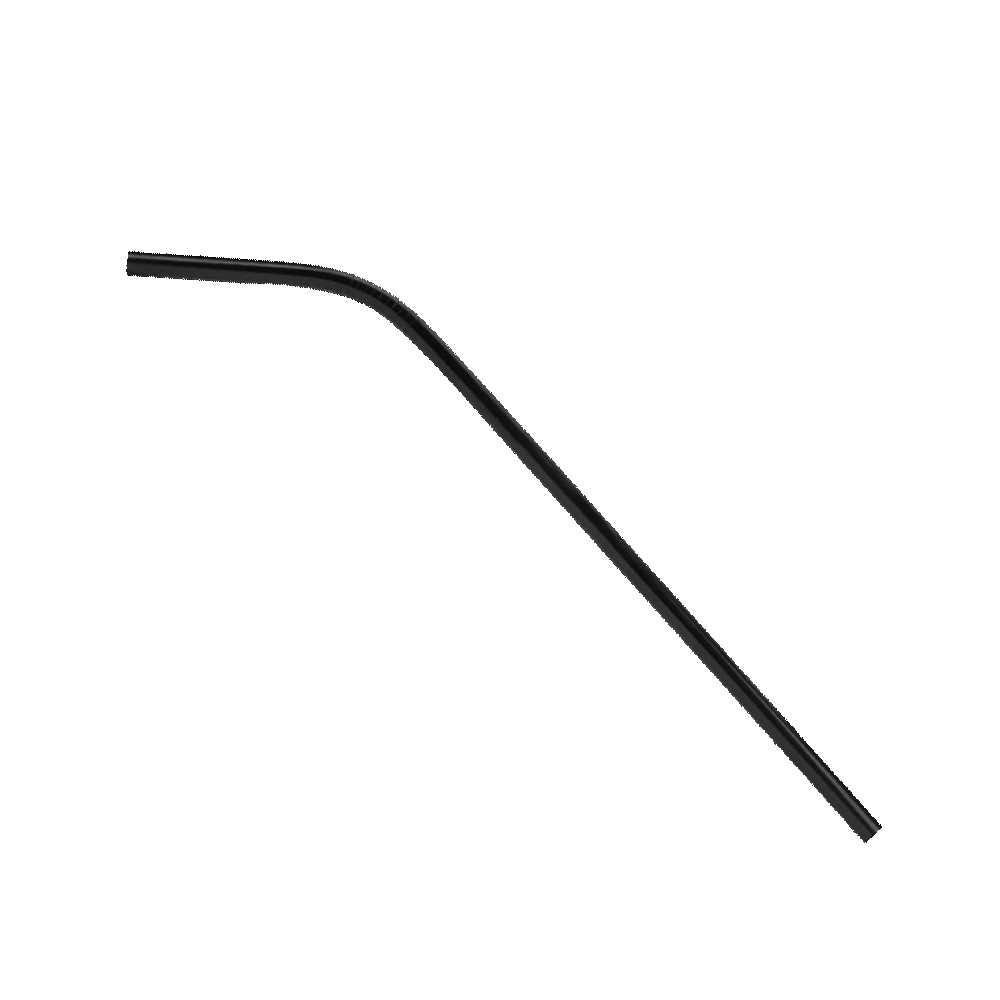 Picture of Bent Stainless Steel Straws: Individually Sold In Black, Blue, Or Rainbow