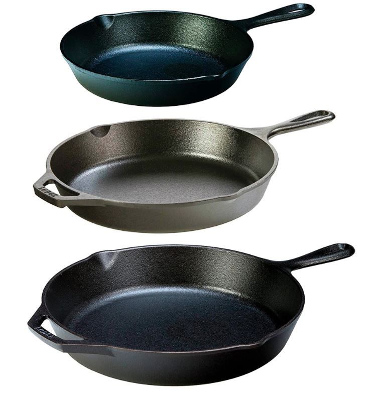 Picture of Lodge Skillet Bundle - 8", 10.25", & 12"