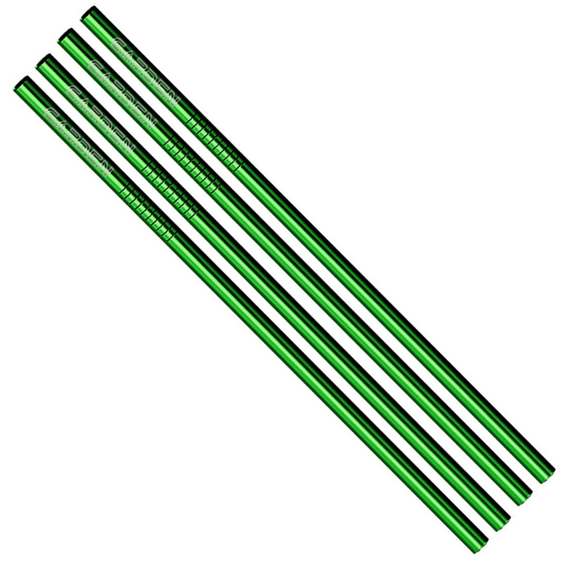 Picture of Straight Stainless Steel Straws: Set Of 4" Green