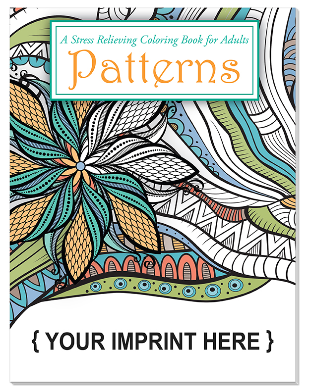 Picture of Stress Reliever Patterns Coloring Book for Adults