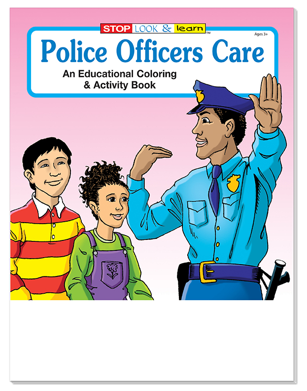 Picture of Police Officers Care Coloring Book