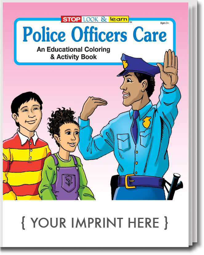 Picture of Police Officers Care Coloring Book