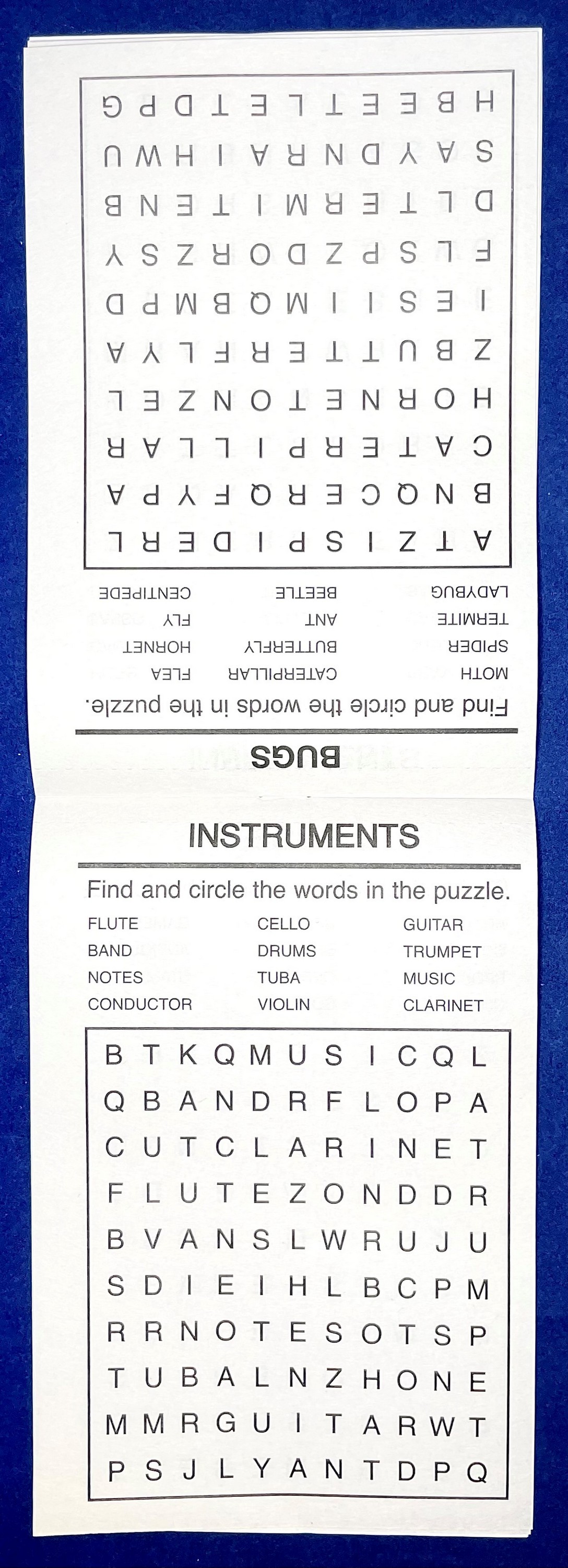 Picture of Word Search Activity Pad