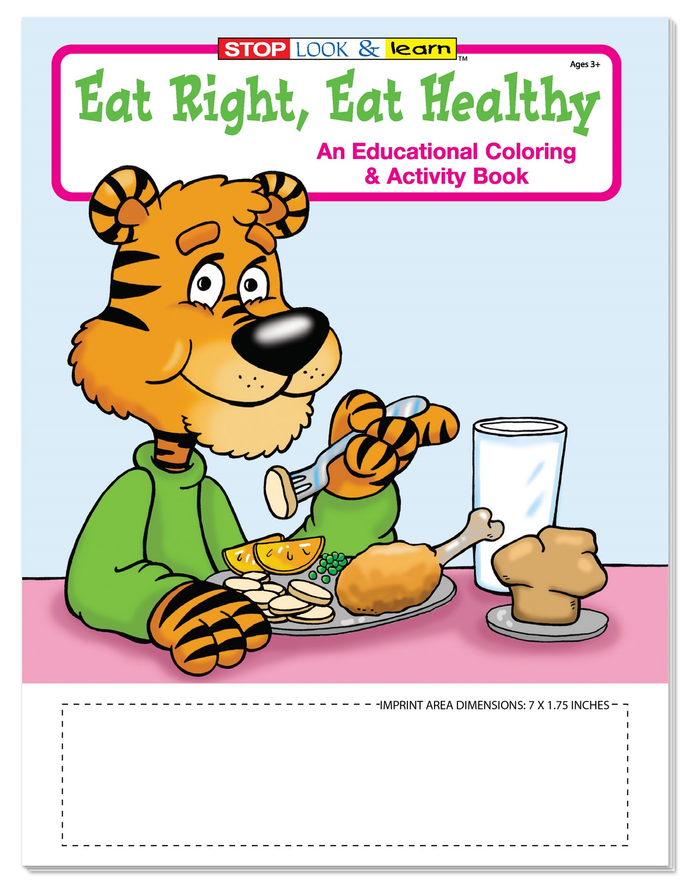 Picture of Eat Right, Eat Healthy Coloring Book