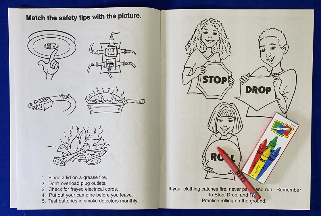Picture of Fire Safety Coloring & Activity Book Fun Pack