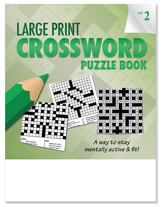 Picture of LARGE PRINT Crossword Puzzle Book - Volume 2