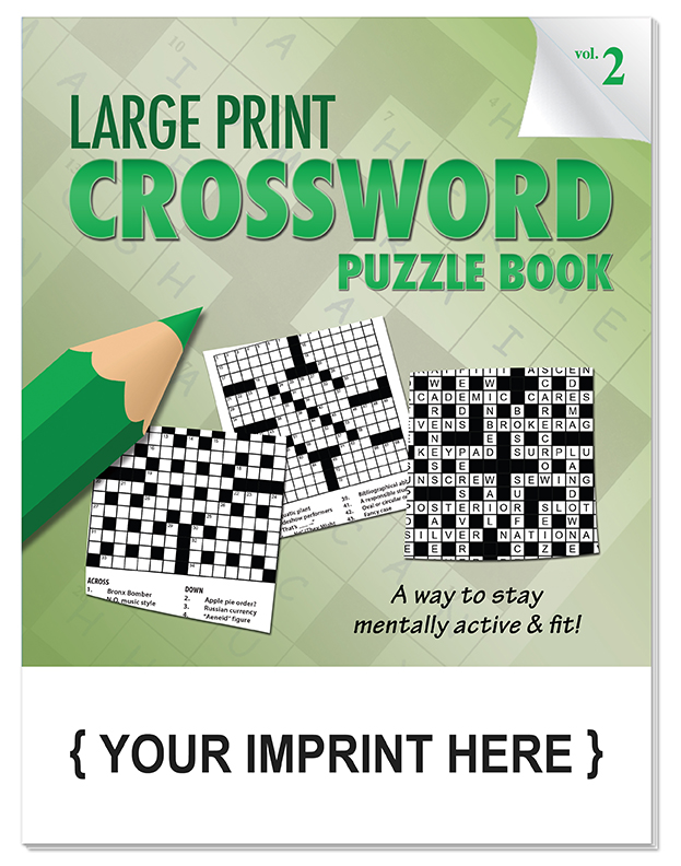 Picture of LARGE PRINT Crossword Puzzle Book - Volume 2