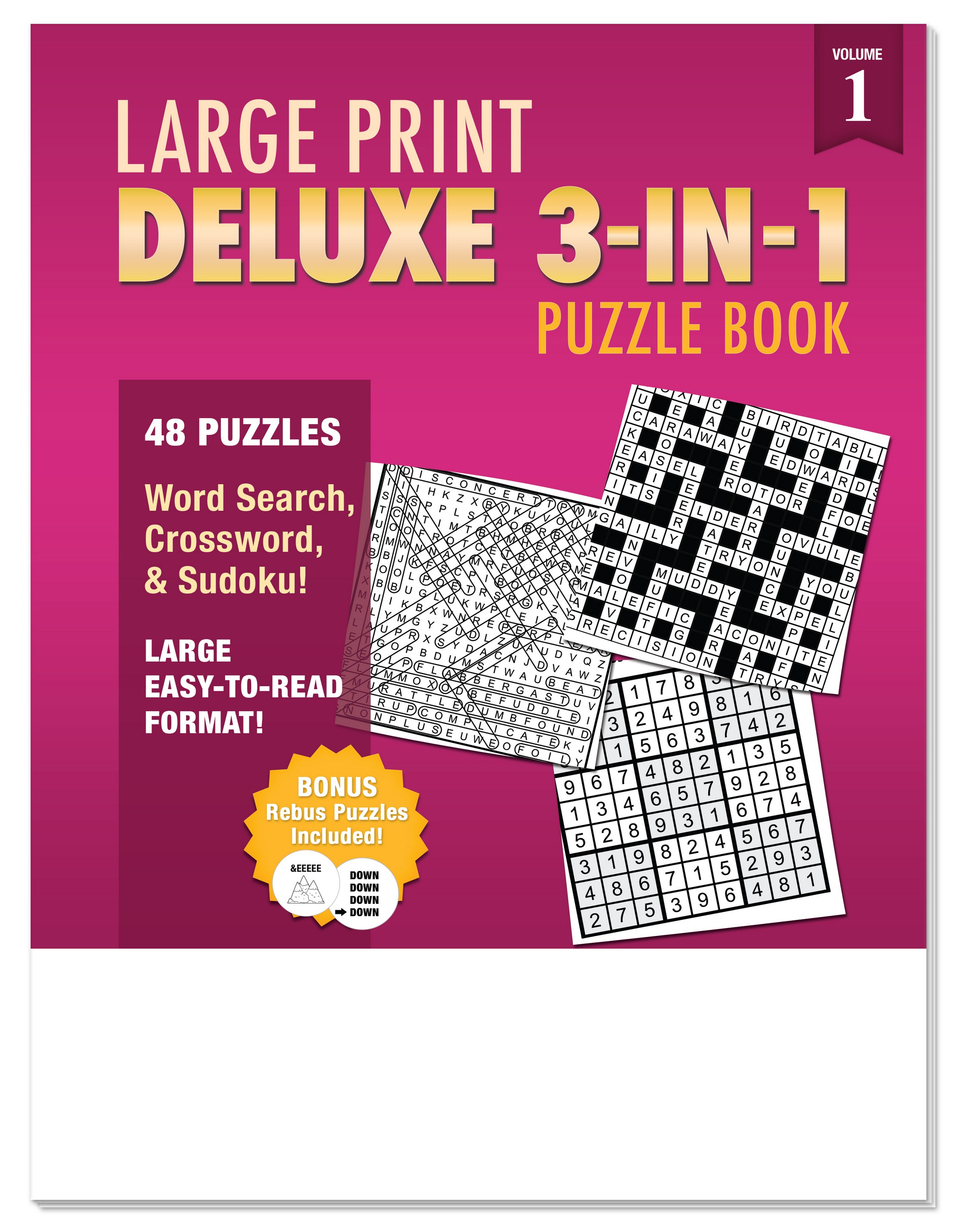 Picture of FSC® Certified Deluxe Large Print Puzzle Books