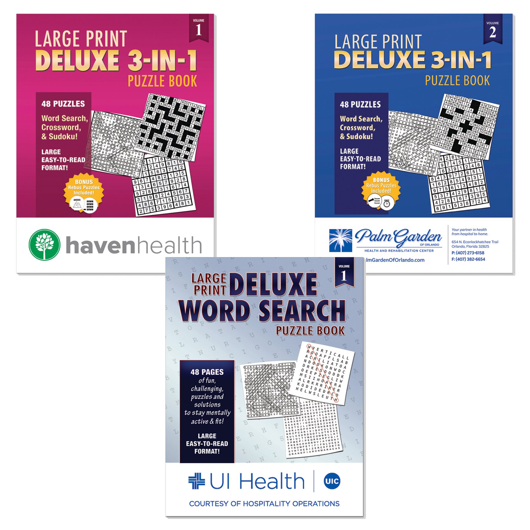 Picture of FSC® Certified Deluxe Large Print Puzzle Books