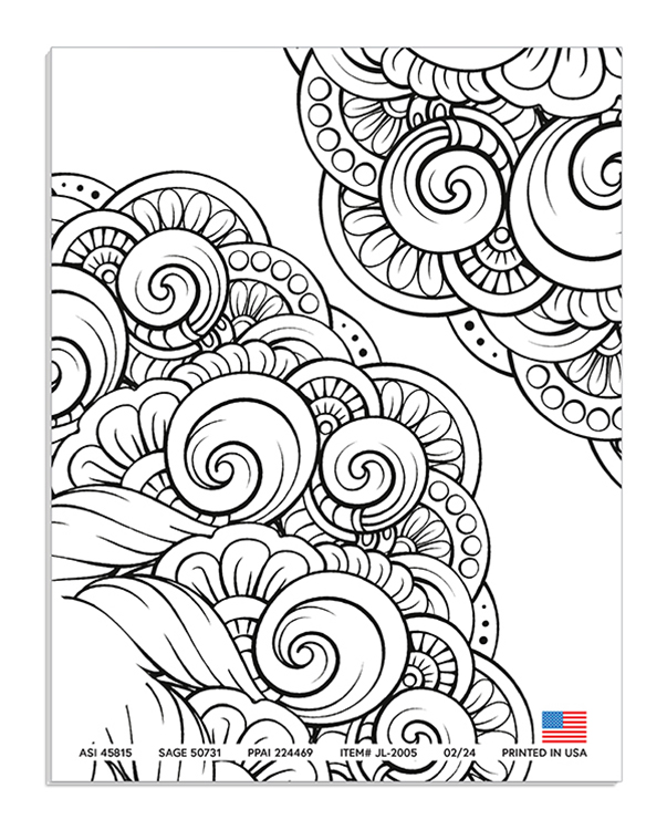Picture of Coloring Journal Book - Digest Style 7" x 9"