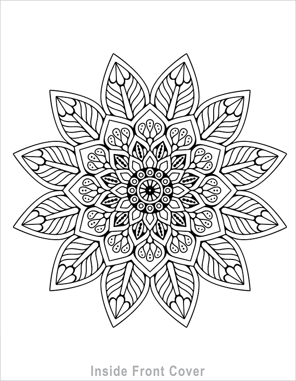 Picture of Coloring Journal Book - Digest Style 7" x 9"