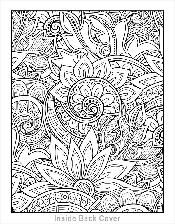 Picture of Coloring Journal Book - Digest Style 7" x 9"