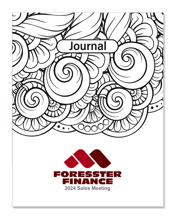 Picture of Coloring Journal Book - Digest Style 7" x 9"