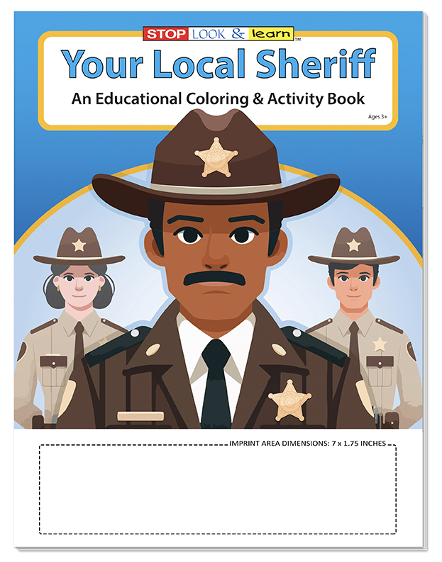 Picture of Your Local Sheriff Coloring & Activity Book Fun Pack