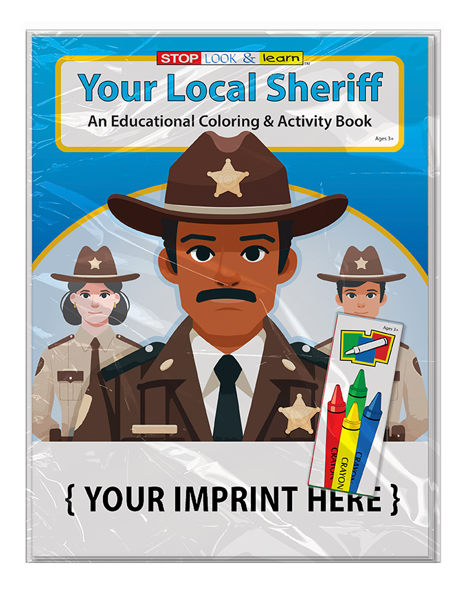 Picture of Your Local Sheriff Coloring & Activity Book Fun Pack